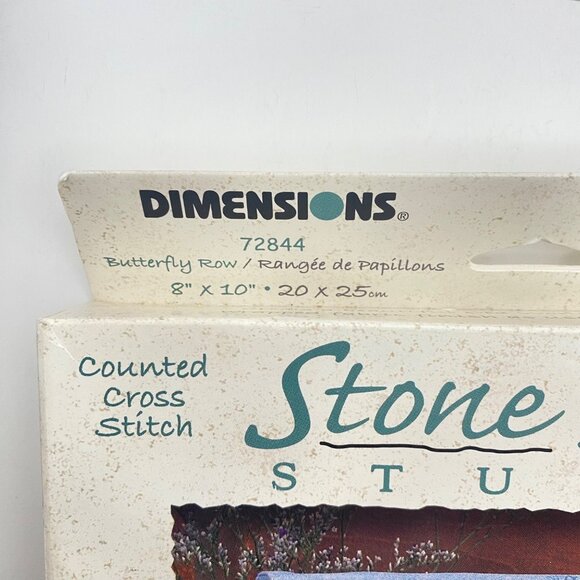 Dimensions Stone Path Studio Butterfly Counted Cross Stitch Kit Mount Frame 2002 - Picture 4 of 7